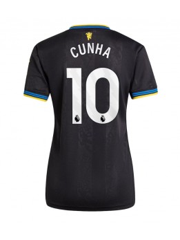 Manchester United Matheus Cunha #10 Replika Tredje Kläder Dam 2025-26 Kortärmad
